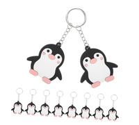 Veemoon 24pcs Adorable Penguin Keyrings Animal Pendant Bag Decor Backpack Charm Party Favor Gifts for Penguin Lovers Adults