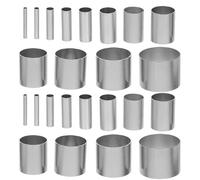Veemoon 24pcs Clay Circle : Stainless Steel Circle Shape Clay Tools for Pottery Jewelry Making and DIY Handcrafts for and Baking