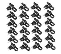 Veemoon 24pcs Dc Power Sockets Caps for Power Box Outdoor Dc Jacks Adapter Covers for Panel Mounting