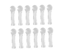 Veemoon 24Pcs Electric Toothbrush Head Covers Travel Brush Protective Dustproof Caps Durable Reusable Toothbrush Accessories for Outdoor and Daily Use