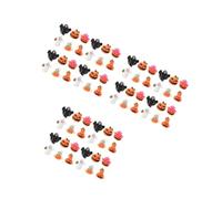 Veemoon 24pcs Halloween Resin Embellishments Set - Includes Pumpkin - Skeleton Owl & More Ideal for Scrapbooking Card Making and Craft Projects Flatback Cabochons for