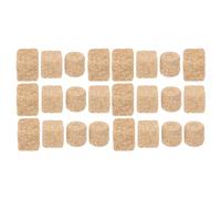 Veemoon 24pcs Miniature Hay Bales for Dollhouse Crafts, Lifelike Khaki Straw Haystacks Made from Sturdy Wood, Easy Integration and Versatile Decoration for Autumn Party Table Centerpieces