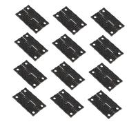 Veemoon 24pcs Vintage Metal Decorative Hinges for Wooden Boxes Brass Cabinet and Furniture Hardware Chinese Style Antique Print Hinges for Jewelry Cases Tea and Collectibles Storage