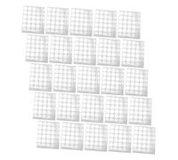 Veemoon 25 Sheets Eyelash Glue Sticker Pads Lash Extension Adhesive Holder for Precise Application Comfortable Non-irritating Design Suitable for Sensitive Skin and Various Eye Shapes