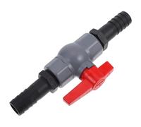 Veemoon 25mm Plastic Push-fit Ball Valve Hose Connector for Water Tanks with Shut Off Control Inline Water Valve for Washing Machines and Sink Pipes