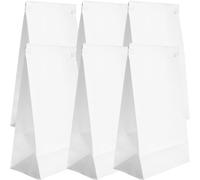 Veemoon 25pcs Car Sickness Bag Airplane Vomit Bag Car Sick Glasses Car Barf Bag Bonine Safety Sick Bags Disposable Vomit Bag Shot Glasses Disposable Wrapping Aldult White Travel Food Bag