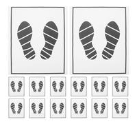 Veemoon 25pcs Disposable Car Paper Floor Mats Universal Car White Shoe Mats Automotive Interior Protection Cover for Most Auto Vehicles Floor Protection Auto Supplies