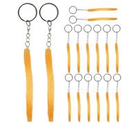 Veemoon 25pcs Fake French Fries Keychains: Fast Food Keyring - Realistic Snack Bag Charms - Fast Food Keychain Accessory - Imitation Fried Potato Pendant For Backpack Purse Party Favors