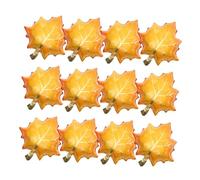 Veemoon 25pcs Foil Thanksgiving Balloons Fall Party Supplies Seasonal Maple Leaf Design Easy Inflate Decor for Indoor Outdoor Autumn Harvest Festival Celebrations