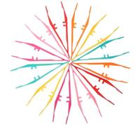Veemoon 25Pcs Plastic Tweezers Ergonomic Design Safe Smooth Edges for Crafts Science Experiments Fine Motor Skill Training Home Classroom Use