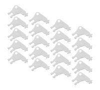 Veemoon 25pcs Toilet Paper Dispenser Keys for Commercial Tissue Holders Metal Replacement Paper Towel Key for Offices Schools Hotels Easy and Secure Restroom Refill Management