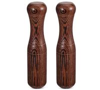 Veemoon 2pcs 17cm Chicken Wing Wood Pestle Manual Food Masher Spice Grinding Stick for Kitchen and Dining