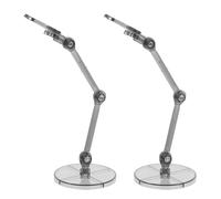 Veemoon 2pcs 6-inch Doll Display Stands for Action Figures Model Support Base Holder Heavy Duty Human Figure Stand for Collectible and Model Assembly