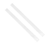 Veemoon 2pcs Acrylic Dough Thickness Ruler 3mm 30cm for Cookie Fondant Measuring Baking Tool, Precise Biscuit Rolling Pin Guide Strips for Pastry and Clay