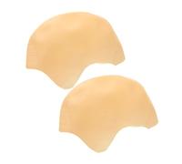 Veemoon 2pcs Adjustable Latex Bald Cap for Men and Women Comfortable Monk Head Wig Cap for Stage Performance and Cosplay Realistic Bald Head Accessory for Halloween and Role Play