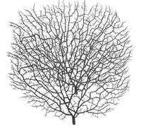 Veemoon 2pcs Artificial Coral Branch Decorations Lightweight Simulation Coral Ornaments for Aquarium Fish Tank DIY Landscape Underwater Reef