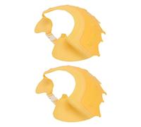 Veemoon 2pcs Baby Shampoo Caps Waterproof Hair Washing Hats for Boys and Girls Silicone Eye and Ear Protection Bathing Accessories