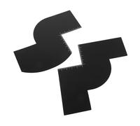 Veemoon 2pcs Beard Shaping Guide and Haircut Template with Measurement Marks, s w Shaving Styling Template Set for Men Diy Grooming and Hairline Neckline Trimmer Tools