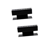 Veemoon 2pcs Beauty Salon Tweezers Storage Stand Eyelash Extension Tweezers Holder Acrylic Display for Neat Organization and Easy Access for Home Use and Professional Salons
