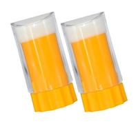 Veemoon 2pcs Bee Queen Marking Tool with Yellow Plastic Cage Beekeeper Equipment for Hive Management Rapid Spotting Enhanced Longevity User-friendly Design for Professional and Hobbyist