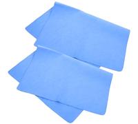 Veemoon 2pcs Blue Pva Pet Towels for Dogs and Cats, Super Absorbent Quick Dry Bath Towels for Home Grooming and Hair Drying