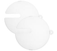Veemoon 2pcs Bowl Splatter Guard Lids for Egg Whisking and Mixing Bowls Reusable Anti-Splash Covers for Beating Eggs and Whipping Cream and Safe Kitchen Accessories