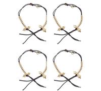 Veemoon 2pcs Brass Buddhist Bead Counter Prayer Finger Tool for Meditation Events Festivals Chanting Bead Counting Device