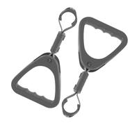 Veemoon 2pcs Car Handle Assist Straps Portable Plastic Grab Handles for Elderly Disabled Support in Bus Subway Easy Installation for Multiple Transport Modes and Public Places