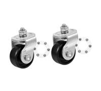 Veemoon 2pcs Caster Wheels for Hydraulic Horizontal Jack Replacement Durable Heavy Duty Garage Floor Easy Installation Maintenance Enhanced Stability Flexibility for Car Accessories