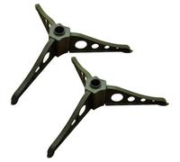 Veemoon 2pcs Christmas Tree Stable Stand Artificial Tree Standing Bracket Party Use Christmas Xmas Holder Base Party Holiday Support Pedestal Plastic Fake Ornament Fixators Universal