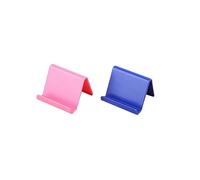 Veemoon 2pcs Creative Candy Mini Phone Stand Mobile Holder Business Card Holder Lazy Phone Stand for Bed Home Supplies Random Color