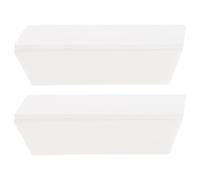 Veemoon 2pcs Crucible for Melting Metal Trapezoid Alumina Crucible with Lid