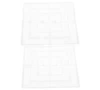 Veemoon 2pcs Cuttable Sink Drain Covers Waterproof Hair Catcher for Bathroom Kitchen Anti-Block Floor Drain Lid Easy to Install Clean Sink Filter Seal Cover