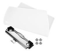 Veemoon 2pcs DIY Silicone Folder Mold for Handmade Crafts with Metal Clip, Easy to Open and Close, Sturdy and Not Easy to Break, Suitable for File Folder and Coaster Making, for Wedding