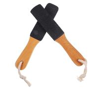 Veemoon 2pcs Double-Sided Foot File Callus Remover with Handle for Dead Skin Removal Smooth Feet Pedicure Tool for Elderly Waiters Teachers and Sports Enthusiasts