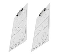 Veemoon 2pcs Dry Erase Ice Hockey Coaching Boards Double-Sided Tactical Marker Boards for Team Training and Practice, Lightweight Sports Coaching Supplies for Ice Hockey Coaches