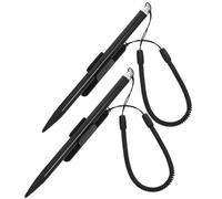 Veemoon 2pcs Durable Stylus Pens for Resistive Touchscreens Precision Writing Tool with Convenient Lanyard and Spring Leash for Adults Game Consoles Navigation Pads and Message Boards