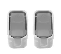 Veemoon 2pcs Electric Toothbrush Holder Wall Mounted Detachable Toothbrush Organizer Dust Cover for Bathroom and Travel