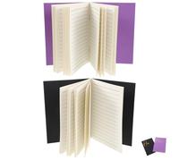 Veemoon 2pcs Elegant His and Hers Wedding Vow Book Set with Lined Pages and Keepsake Paper for Capturing the Sacred Moment of Exchanging Vows in Wedding Ceremony