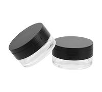 Veemoon 2pcs Empty Powder Puff Box Mirror Portable Loose Powder Box for Makeup Travel Makeup Case Container