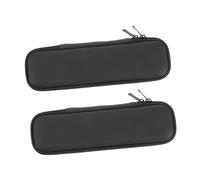 Veemoon 2pcs Eva Electric Toothbrush Travel Case Durable Hard Shell Holder with Mesh Pocket for Soft Toothbrushes Lightweight and Portable Toothpaste Container for Business Travel