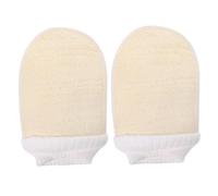 Veemoon 2Pcs Exfoliating Gloves Premium Loofah Bath Mitts for Deep Cleaning Comfortable Shower Scrubber for Skin Exfoliation for Daily Use