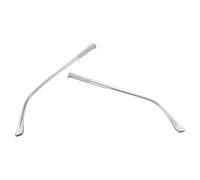 Veemoon 2pcs Eye Glasses Arm Kit Glasses Arms Replacement Retro Metal Resin Temples Comfortable Fit Prevent Slipping 5.51x1.18x0.28in for Outdoor Activities and Daily Wear