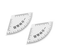 Veemoon 2pcs Eyebrow Drawing Aid Ruler Precise Measurement Makeup Artists Eyebrow Shaping Stencil Mapping Guide Tools for Precise Brow Design