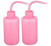 Veemoon 2pcs Eyelash Cleaning Bottles Squeeze Watering Tools for Extensions Lightweight Plastic Design for Precise Application for Eyelash Washing and Plant Care