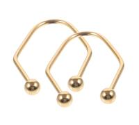 Veemoon 2pcs Facial Dimples Maker Stainless Steel Dimple Shaper with Adjustable Design for Different People Stylish and Elegant Facial Exerciser