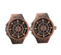 Veemoon 2Pcs Fashion Decorative Ring Watch Vintage Nautical Style Jewelry Comfortable Wear Exquisite Design for Daily Use Unique Present Idea for All Ages