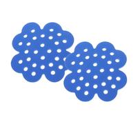 Veemoon 2pcs Floating Bee and Butterfly Watering Station, Blue Plastic Pollinator Water Feeder with Perch Holes, Compact Design Preventing Accidental Drowning for Small Garden and Patio