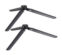 Veemoon 2pcs Folding Tabletop Tripod and Camera Tripod with 1/4 Inch Screw for Live Streaming and Video Recording, Portable Stable Desktop Stand for Photography and Broadcast Use