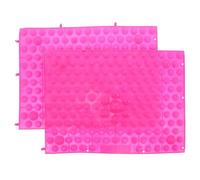 Veemoon 2pcs Foot Massage Board Rectangular Acupressure Mat for Bathroom Pain Relief Reflexology Foot Massager Pad